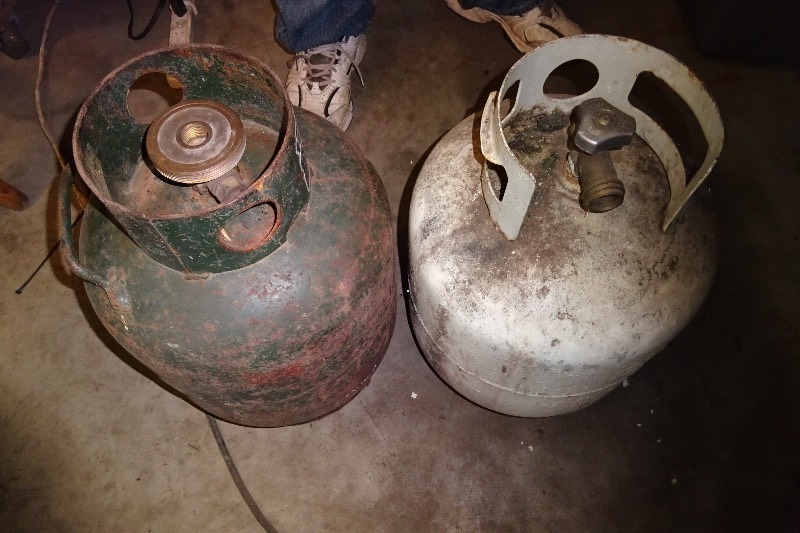 lot 109 image: 2 propane tanks