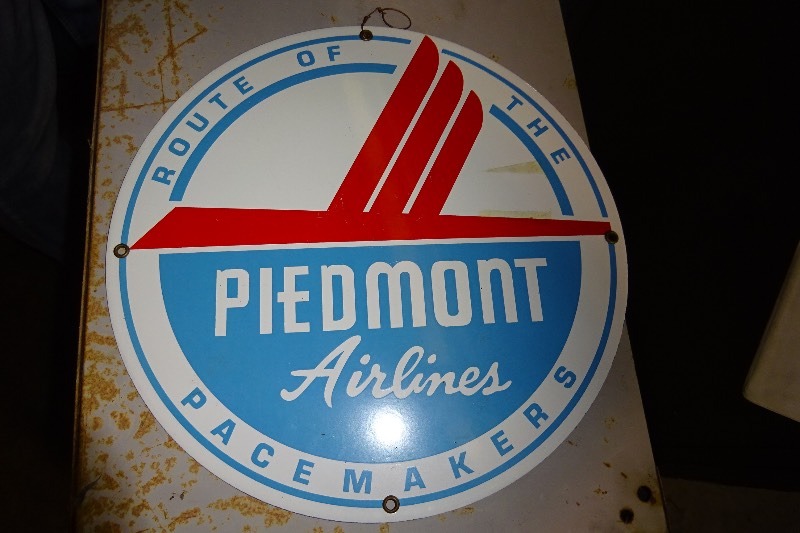 lot 129 image: Porcelain sign