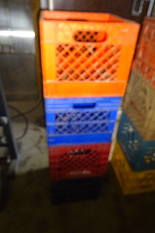 lot 148 image: 4 milk  crates