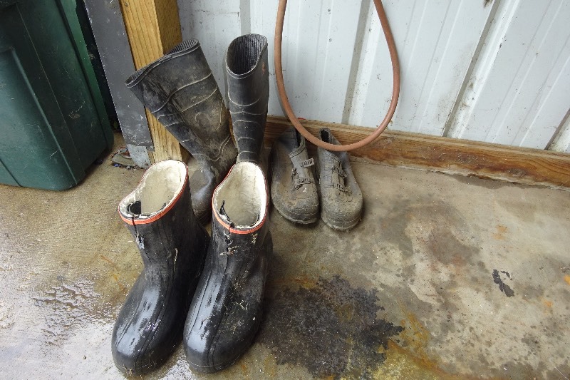 lot 192 image: Rubber boots size 12