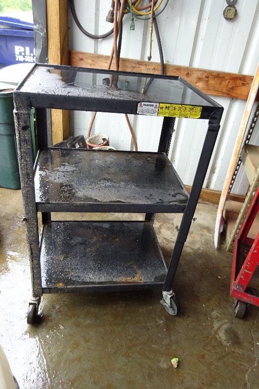 lot 201 image: Rolling metal cart