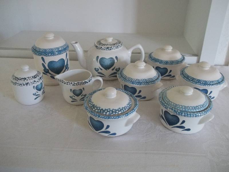 Ceramic Tea Pot and Dishes