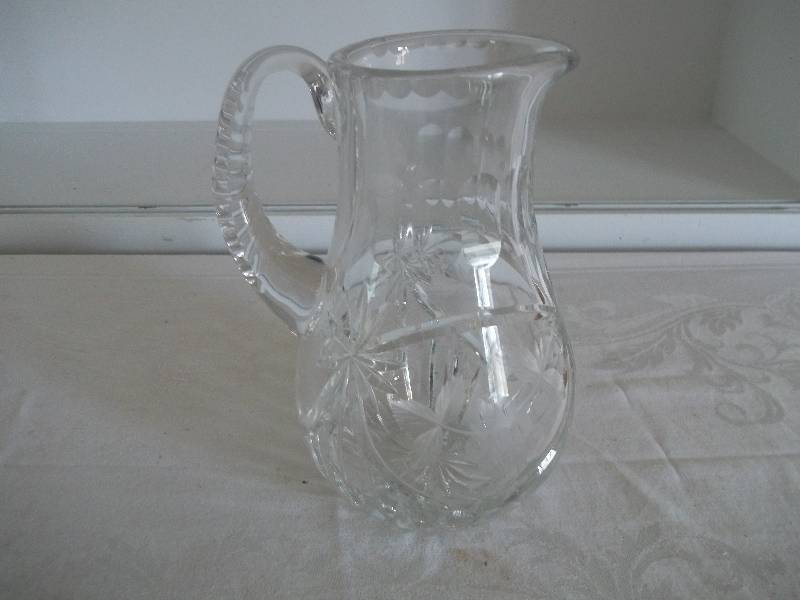 Lead Crystal Pitcher