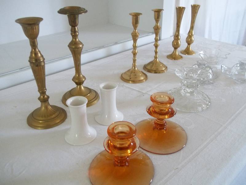 Assorted Candlestick Holders