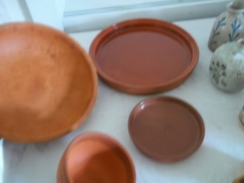 Assorted Clay, Ceramic, and Glass Home Decor