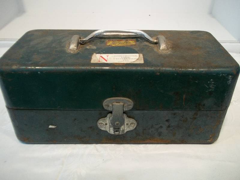 Old Metal Tackle Box