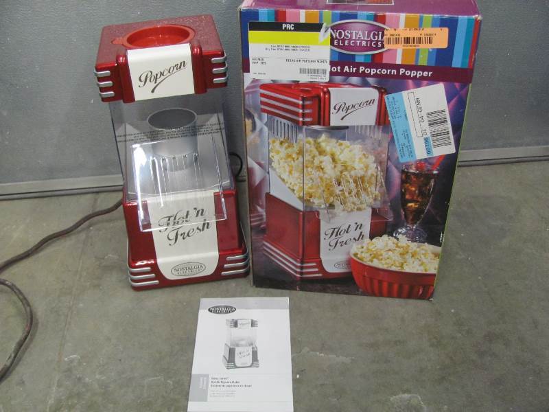 lot 37 image: Retro Hot Air Popcorn Poppers