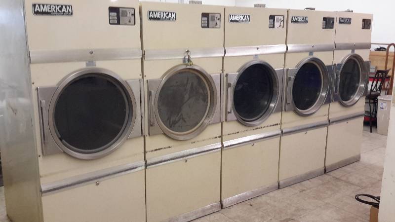 Commercial Laundromat Dryers