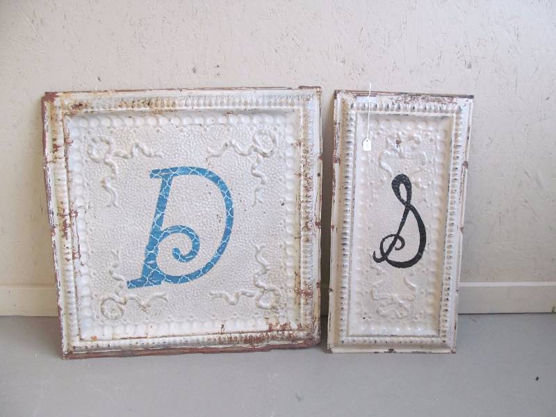 lot 7 image: Vintage ceiling panels