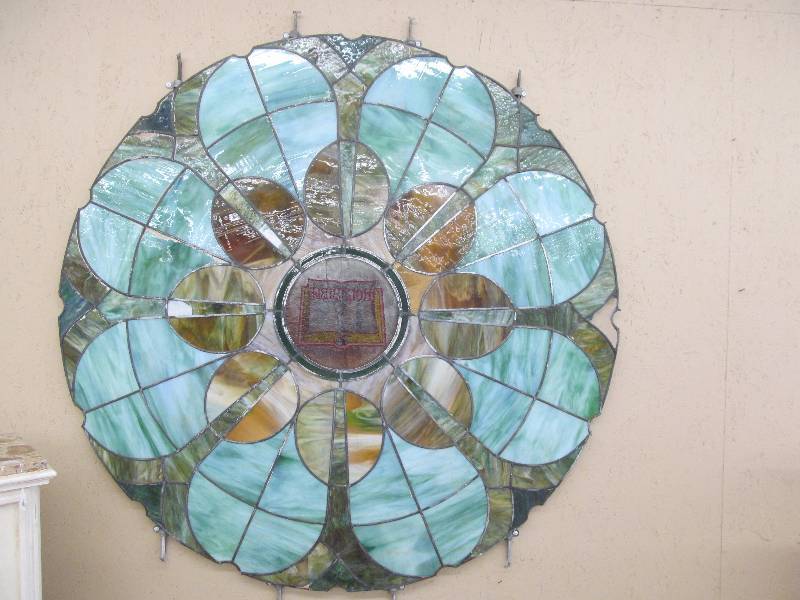 lot 20 image: Stained glass