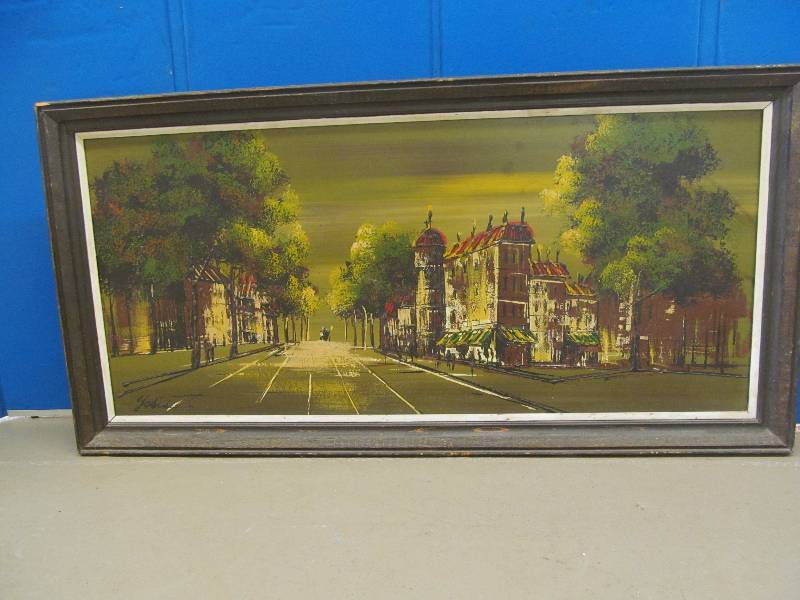 lot 29 image: Vintage Painting