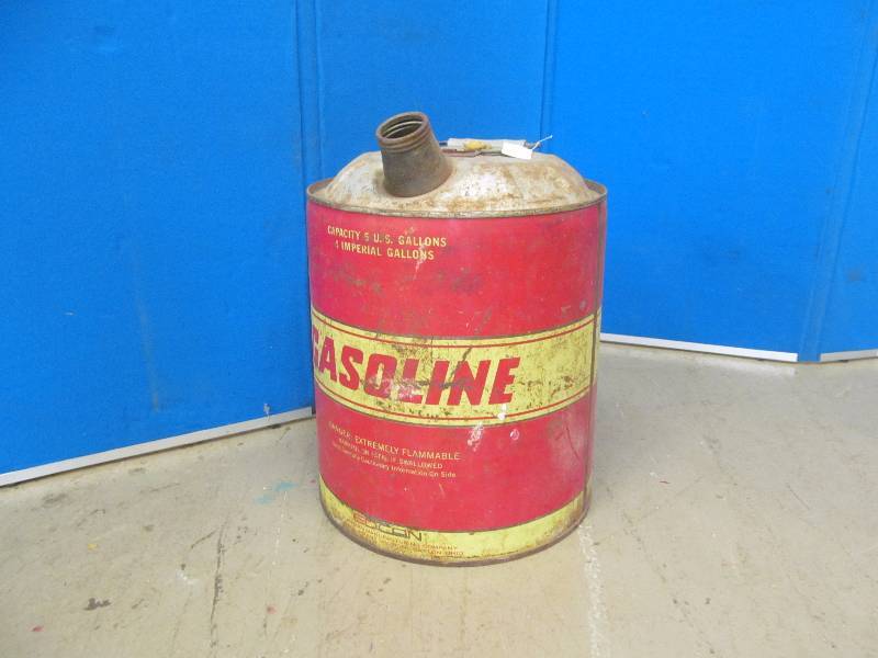 lot 42 image: Vintage gasoline can
