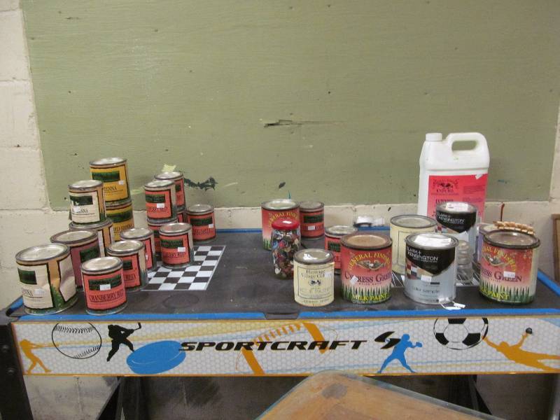 lot 269 image: Milk Paint and table