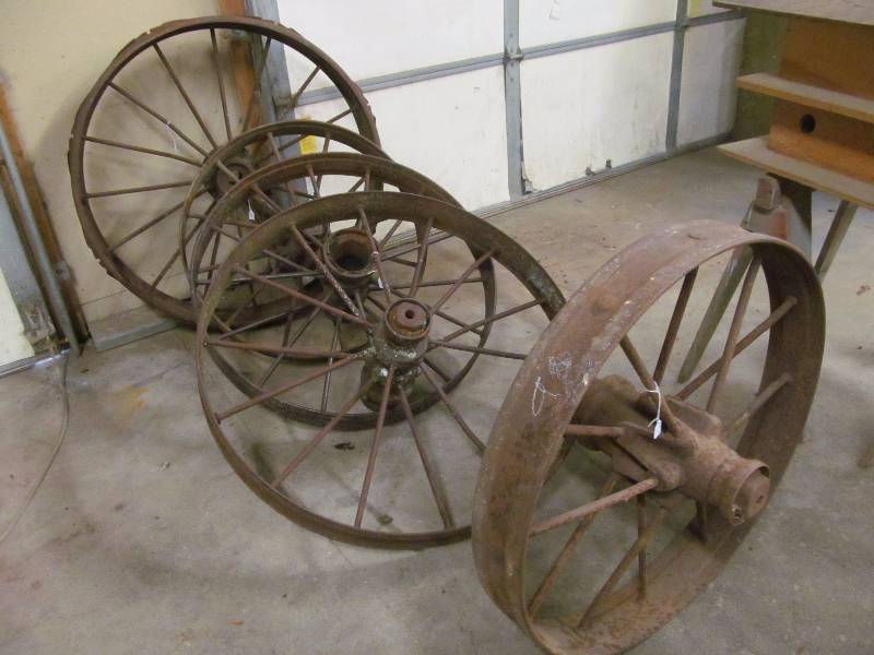 lot 306 image: Vintage wheels
