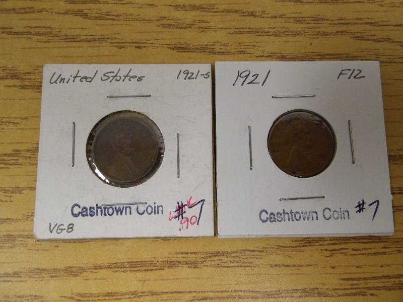 P & S Wheat Cents