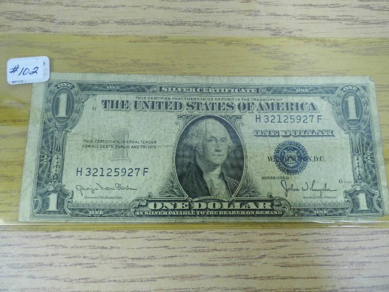 D - Dollar Silver Certificate