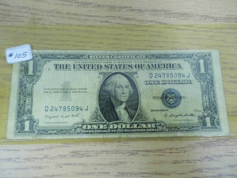 G - Dollar Silver Certificate