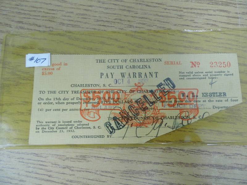 1993 Pay Warrant