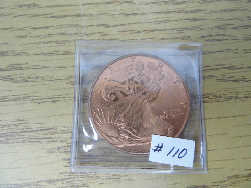 One Ounce .999 Fine Pure Copper