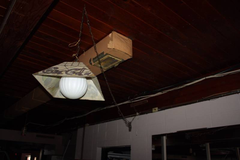 lot 106 image: Coca-Cola Collectible Lamp wFixture May Require Tools For Removal.