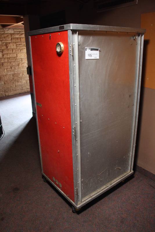 lot 98 image: Cres-Cor Crown-X Hot Cabinet Model 13090 B Series L-ID 29 x 35 x 69.5.