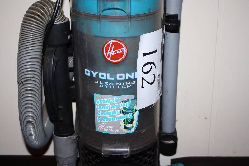 lot 162 image: Hoover Cylonic Cleaning Sytem Vacuum wCord & Hose.