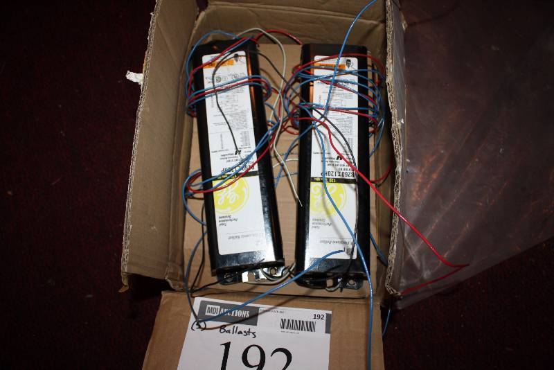lot 192 image: Lot of (3) Sylvania Professional Series Quicktronic Ballasts 120-277 V.