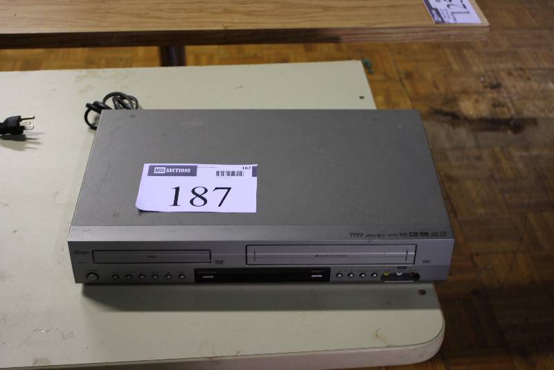 lot 187 image: Allegro Zenith DVD PlayerVideo Cassette Recorder Gray Model No. ABV441.