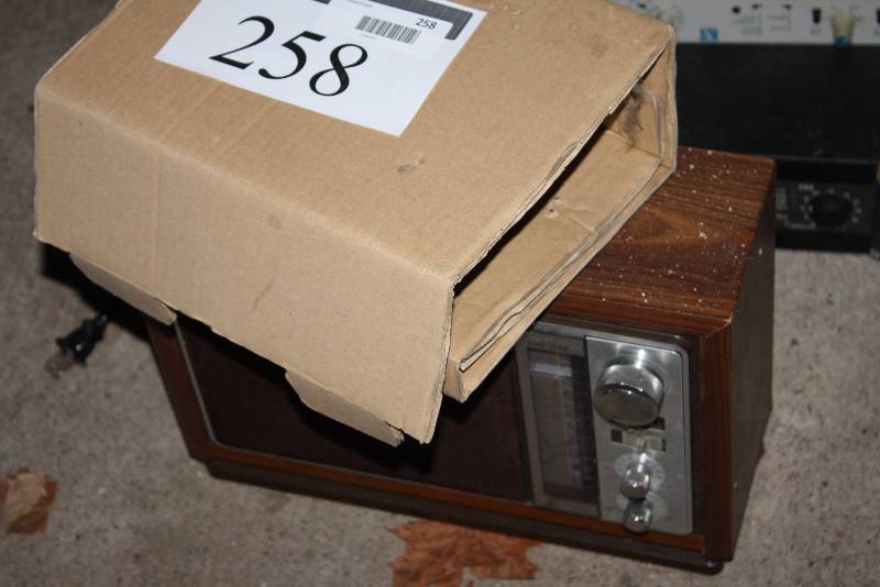 lot 258 image: Lot of (2) Including Vintage Sony Television Speaker.