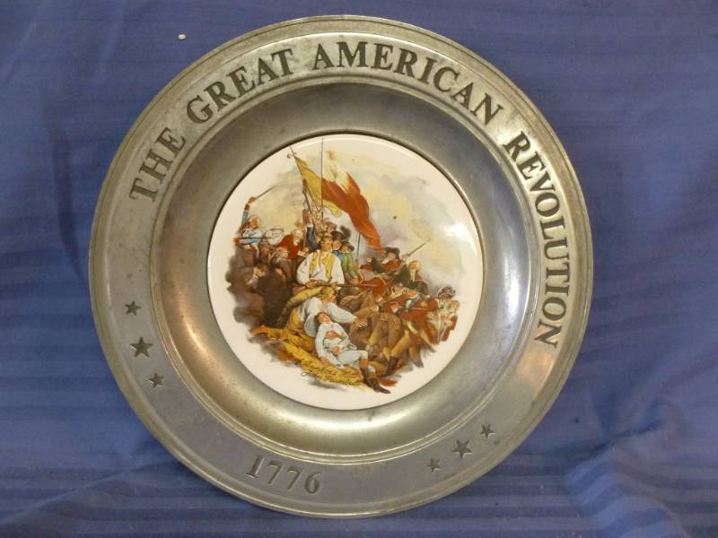 lot 15 image: Large Pewter Plate