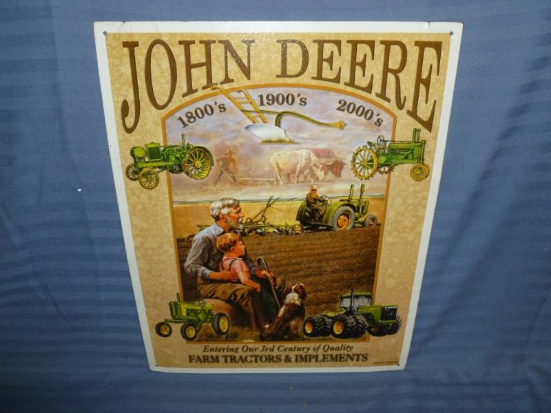 lot 20 image: Metal Sign