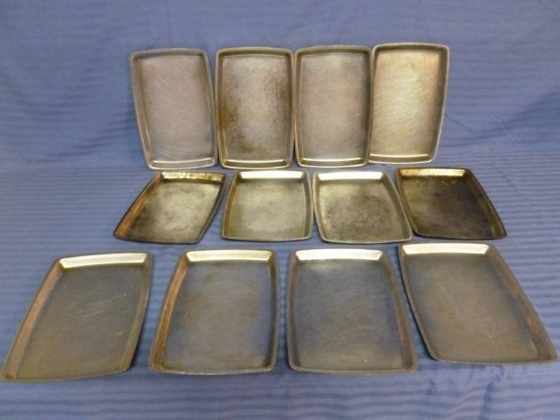 lot 69 image: Stainless Steel Steak Plates