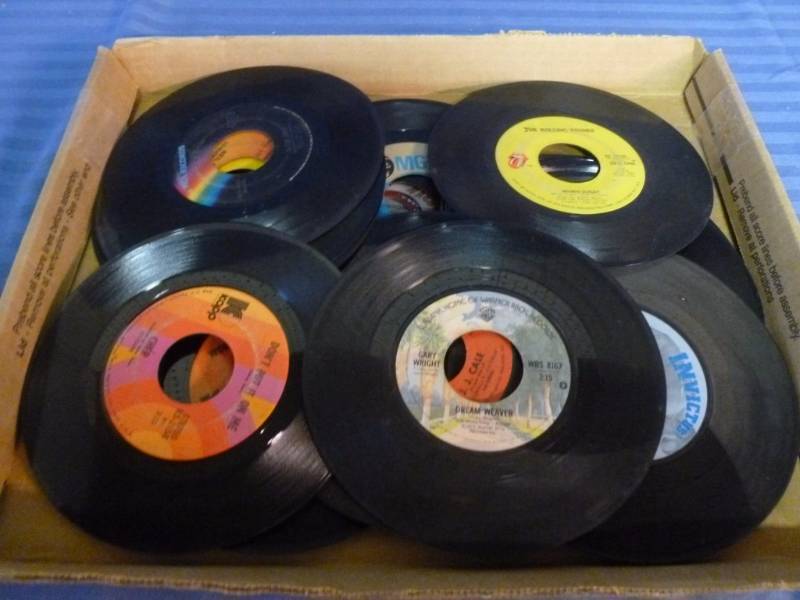 lot 71 image: Collectible 45s Records