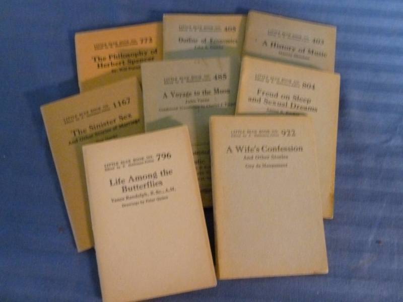 lot 74 image: Little Blue Books