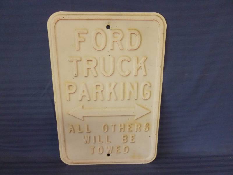 lot 125 image: Metal Sign