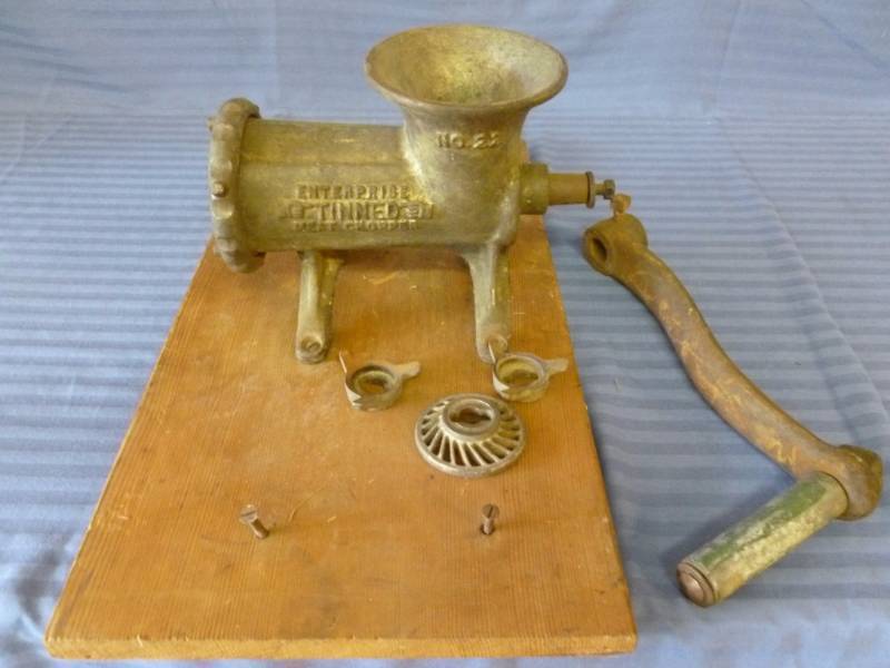 lot 127 image: Enterprise Meat Grinder