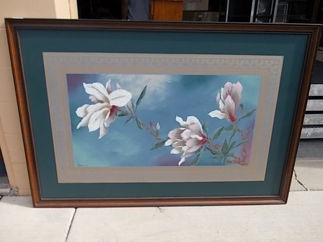 lot 11 image: Large Framed Painting