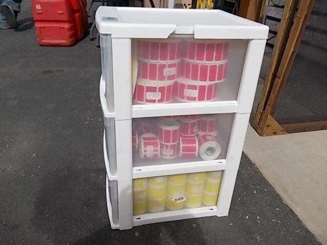 lot 44 image: Organizer & Rolls Of Labels
