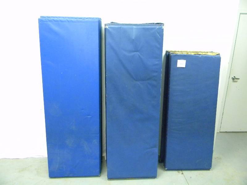 lot 49 image: Blue Wall Mounted Safety Pads