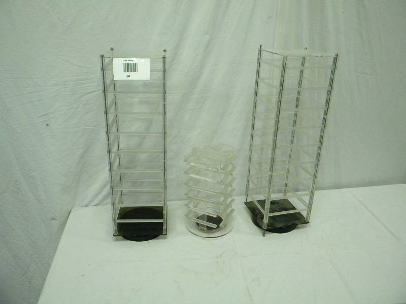 lot 60 image: Countertop Jewelry Stands, Lot of 3