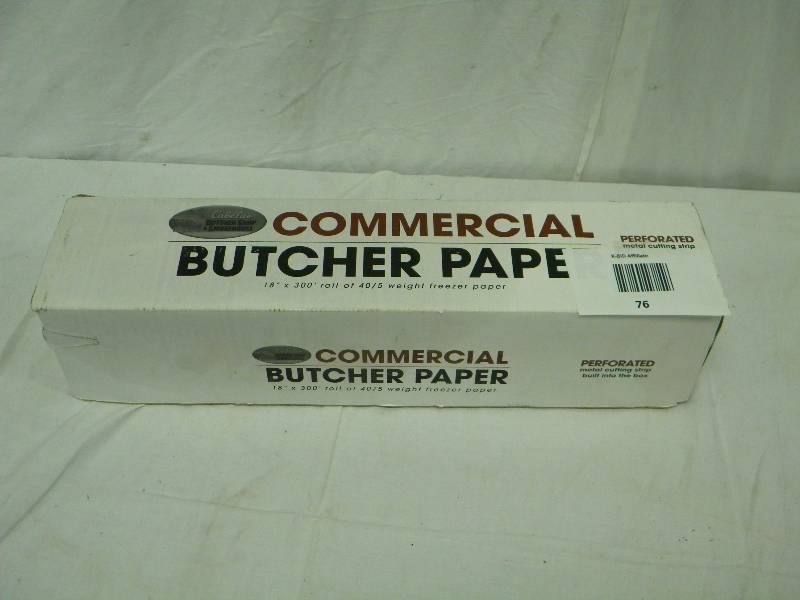 lot 76 image: Commercial Butcher Paper