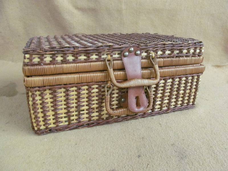 Vintage picnic basket