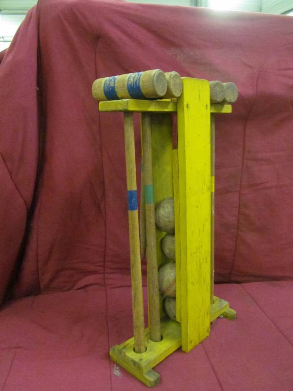 Vintage Croquet set