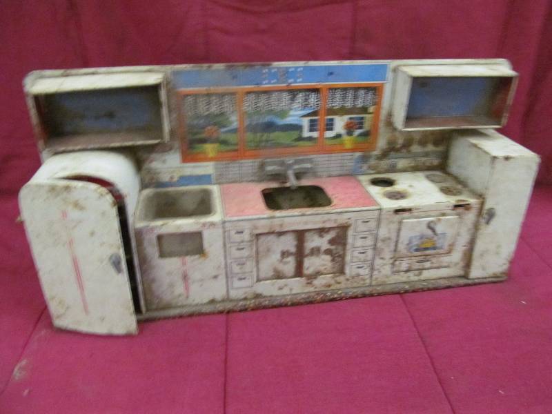 Vintage toy kitchen