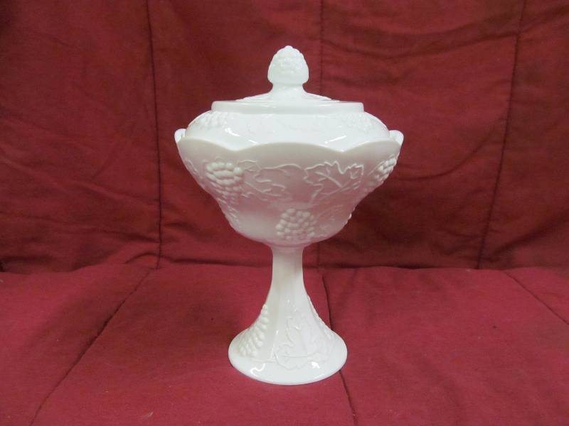 Milk Glass Dish