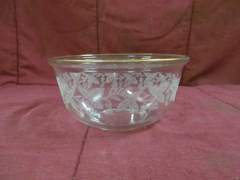 Vintage glass bowl