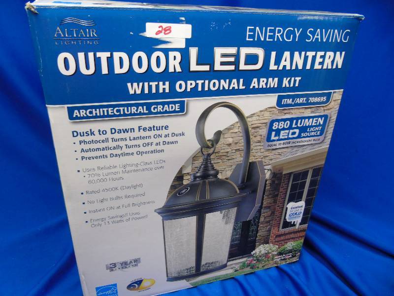 Energy Saving,Outdoor LED Lantern with optional arm kit