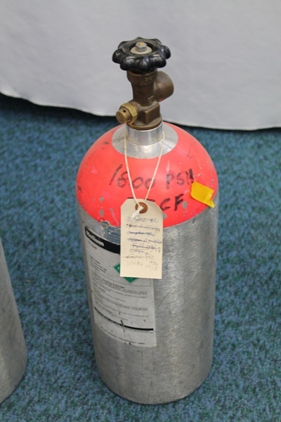 Helium tank 27 cubic foot