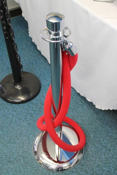 stantion chrome Pole & Rope