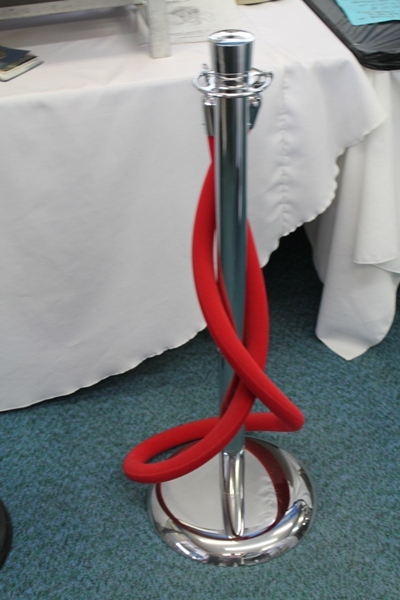 stantion chrome Pole & Rope